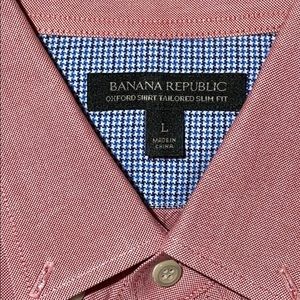 Banana republic -men L- button down - long sleeve